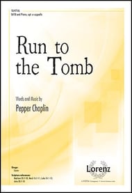 Run to the Tomb SATB choral sheet music cover Thumbnail